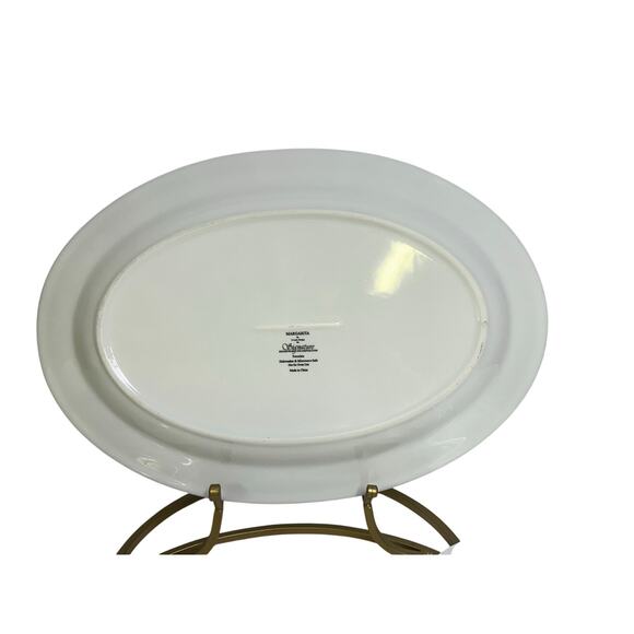 Margarita by Ursula Dodge 1970s Platter Salt Dish & 8 Appetizer Plate Set-Retro - Picture 15 of 16